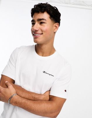 Champion Legacy t-shirt with small logo in white - ASOS Price Checker