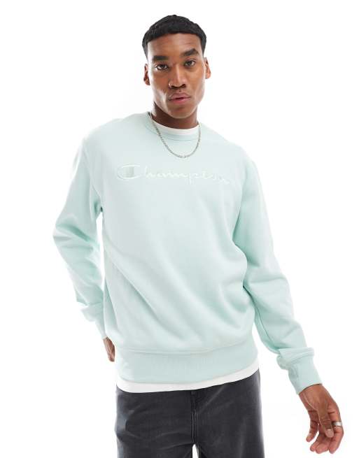 Mint champion crewneck best sale