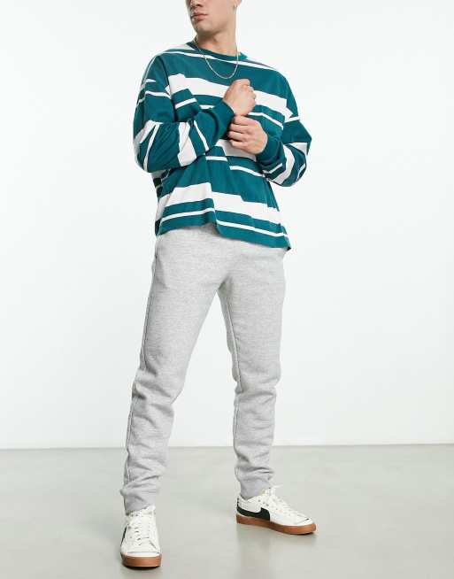 Champion Legacy trackies in grey marl