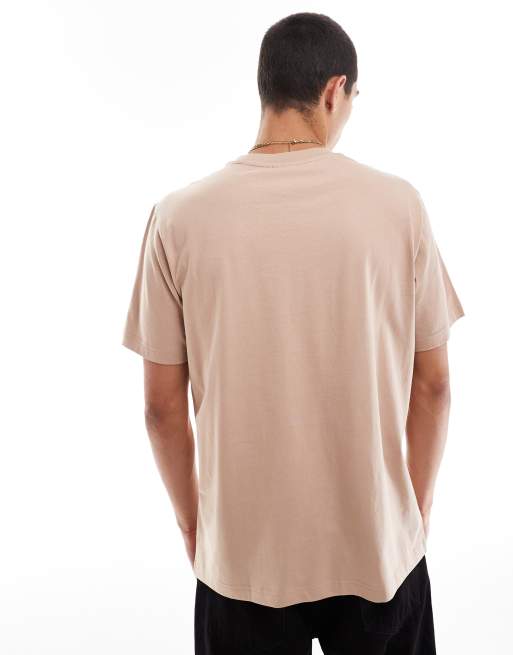 Champion Legacy unisex tonal center logo t-shirt in brown, 4 of 4