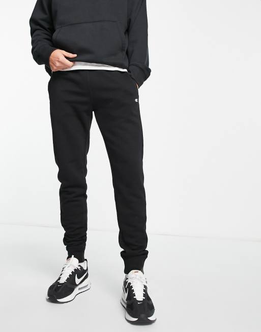 Champion logo joggers in black | ASOS