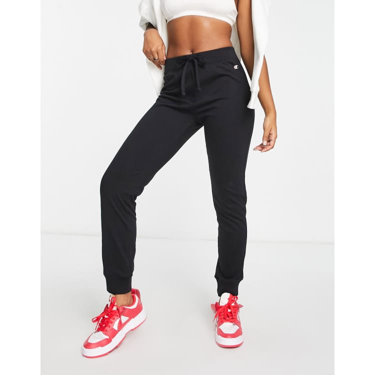 Champion logo joggers in black