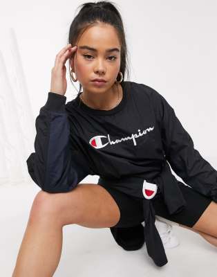 Champion logo sweater-Black