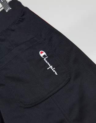 champion logo tape cargo joggers