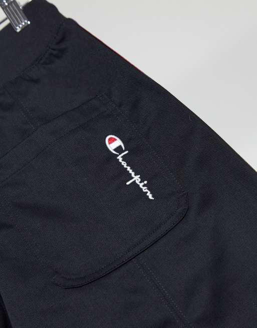 Champion logo 2024 tape cargo joggers