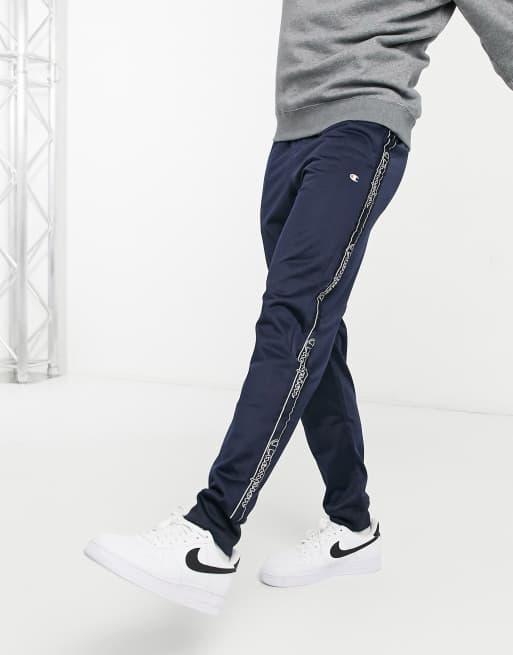 Navy champion track store pants