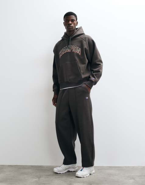 Champion Main Street barrel leg drawstring jogger in brown - view 1
