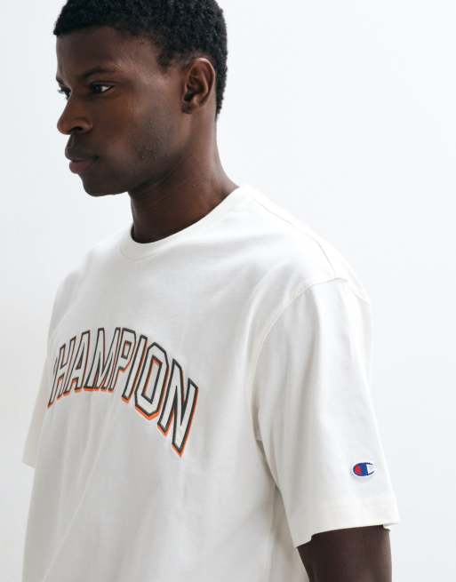 Champion Main Street t-shirt in off white, 5 of 5