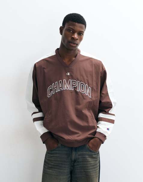 Champion - Main Street - Top in nylon marrone - view 1