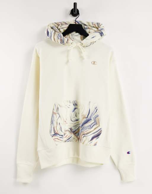 Off white outlet marble hoodie