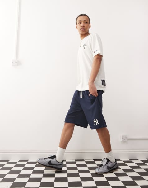 Champion – Marinblå shorts med NY-logga - view 1
