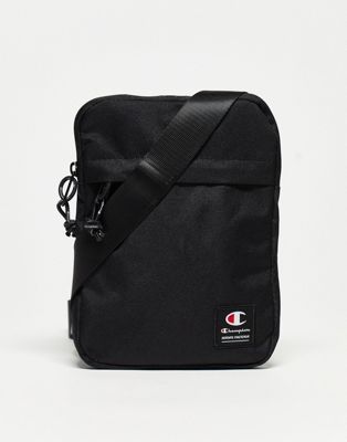 Champion medium cross body bag in black - ASOS Price Checker