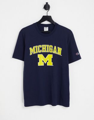 Champion Michigan collegiate t-shirt in grey