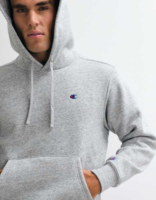 Champion Modern Heritage hooded sweatshirt in grey, 1 of 5