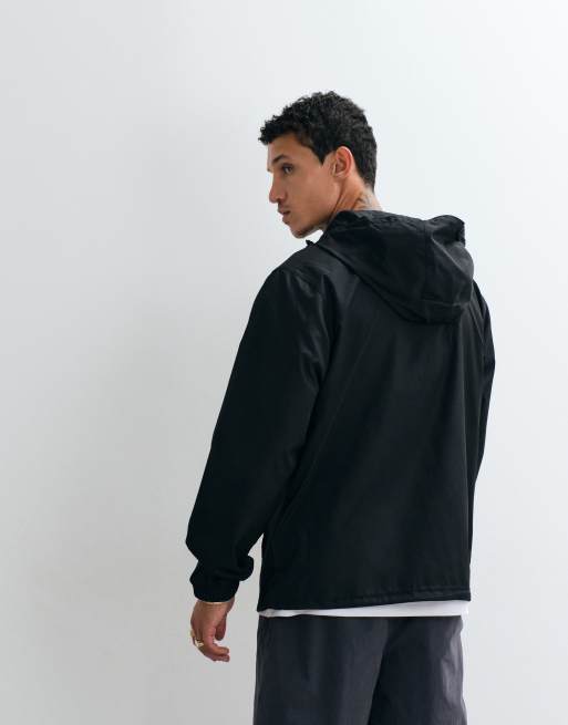Champion outdoor windbreaker in black, 5 of 5