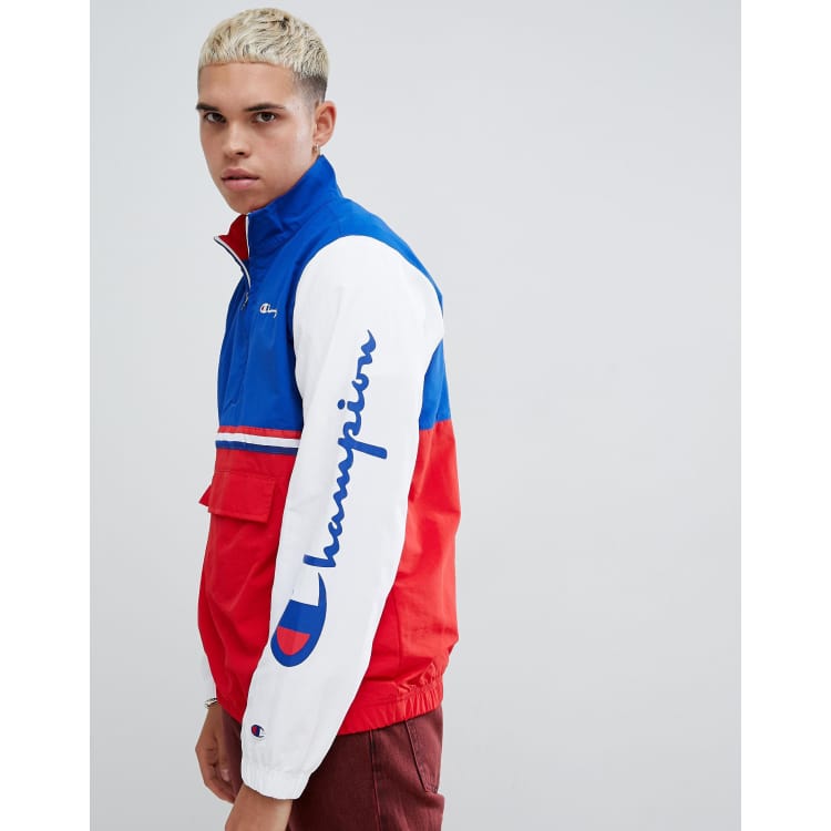 Red white and 2024 blue champion jacket