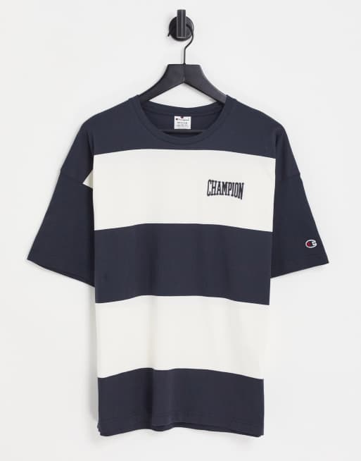 Champion t store shirt stripe