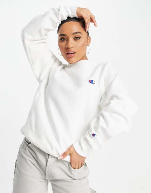 White champion shop sweater que es