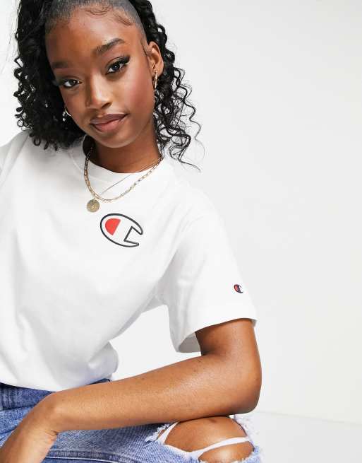Champion - Oversized T-shirt in wit