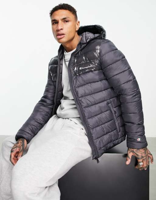 Champion padded jacket in grey