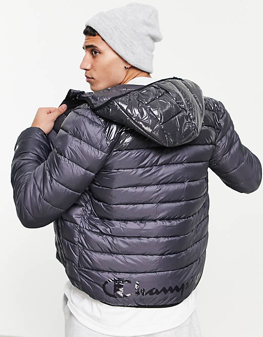 Champion padded jacket in grey