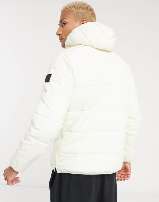 all white champion jacket