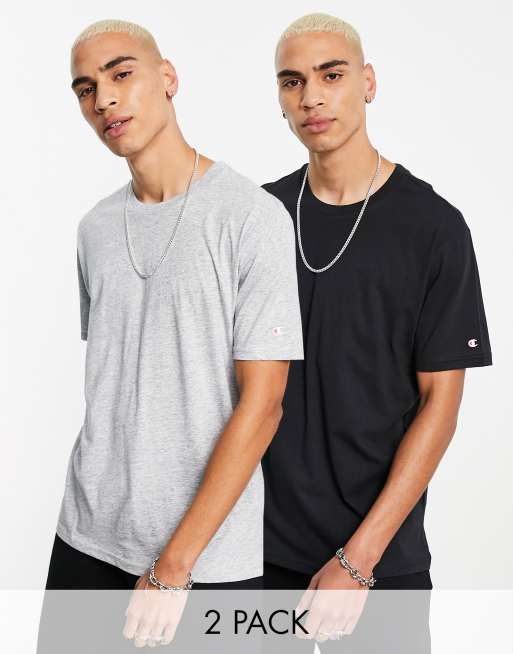 Champion - Pakke med to T-shirts i grå og sort 