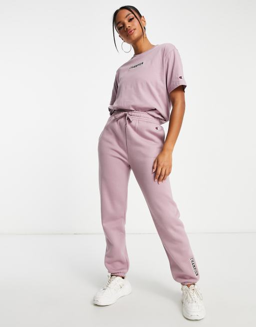 Champion Pantalon de jogging a petit logo Violet ASOS