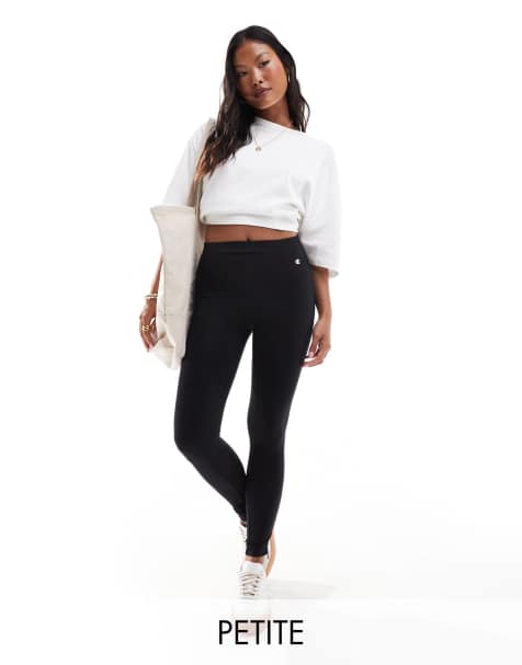 Champion Petite – Leggings in Schwarz - view 1