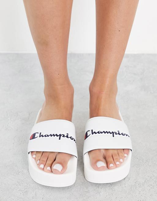 Champion logo online slides