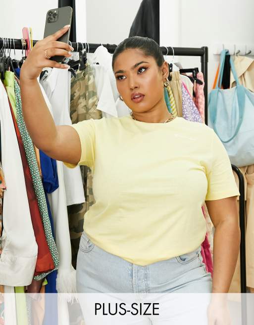 Champion Plus – Gul t-shirt