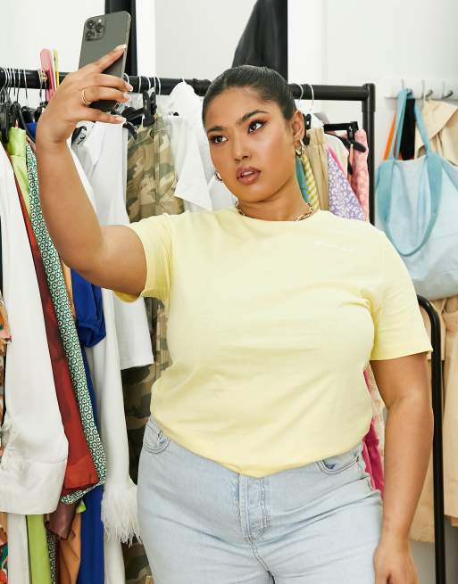 Champion Plus – Gul t-shirt