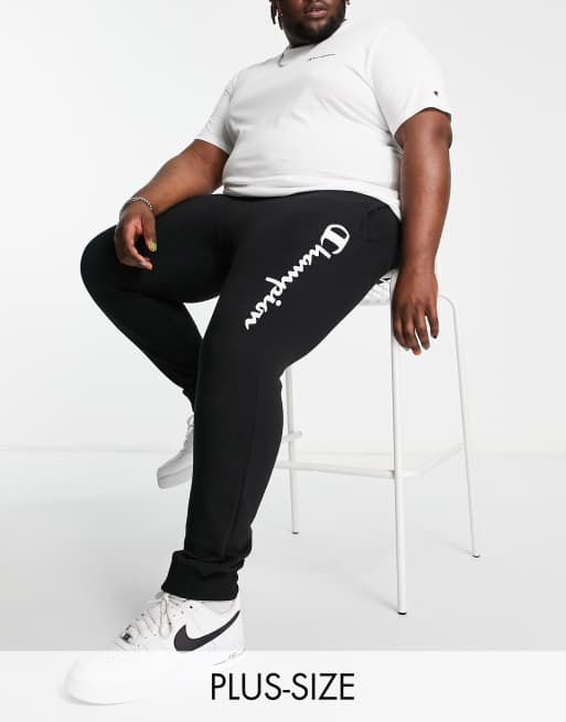 Champion Plus - Jogger à grand logo - Noir