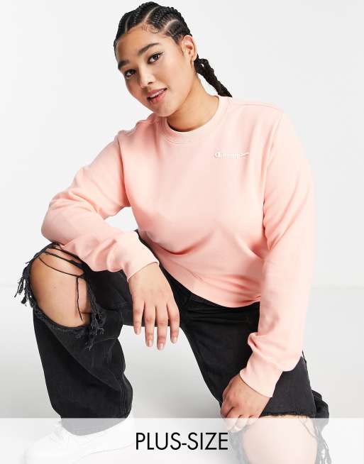 Champion plus sweatshirt in pink