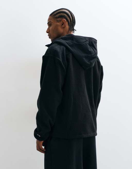 Champion polarfleece-hættetrøje med lynlås i sort, 5 af 5