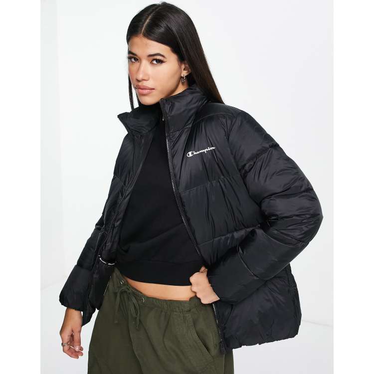 Champion puffer hot sale jacket women's