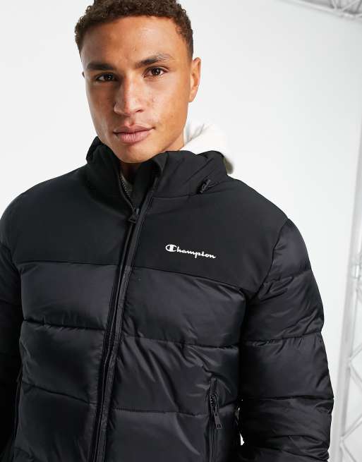 Champion puffer hot sale jacket mens