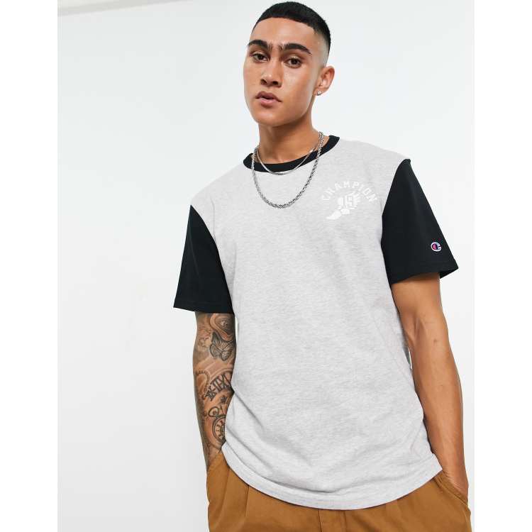 Champion raglan t-shirt in gray | ASOS