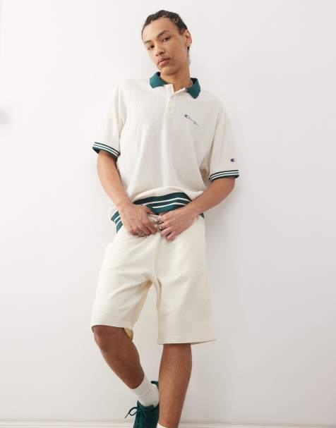 Champion - Råhvide lange bermudashorts - view 1