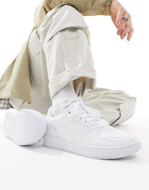 Asos white sneakers on sale mens