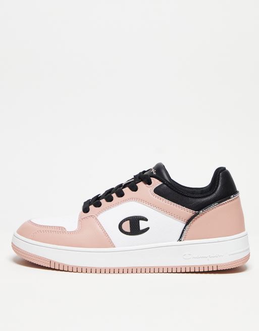 Sneakers nere e rosa da donna Champion Rebound Low