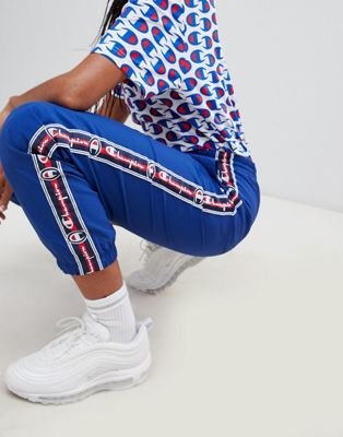 Champion retro tracksuit bottoms with 