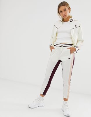 champion white tracksuit