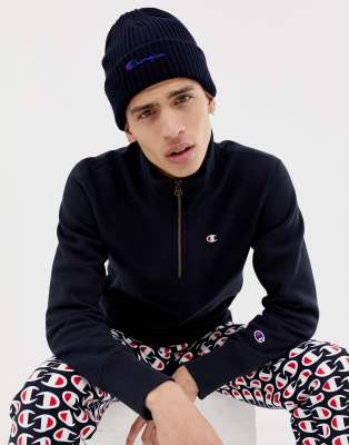 champion reverse weave logo beanie