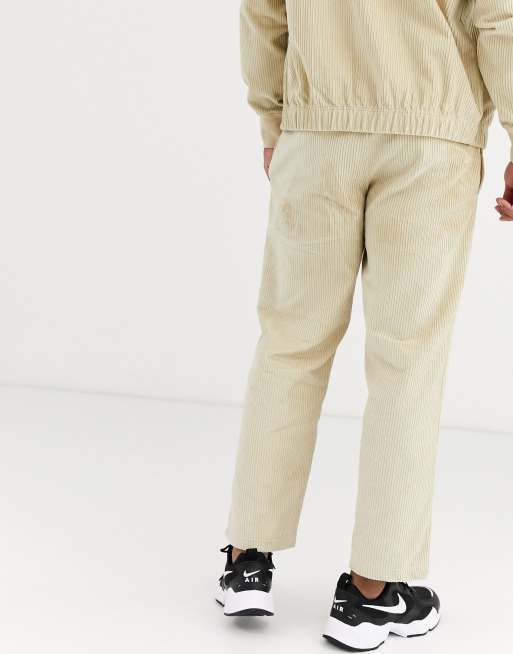 Champion Reverse Weave STRAIGHT HEM PANTS - Trousers - sand - Zalando