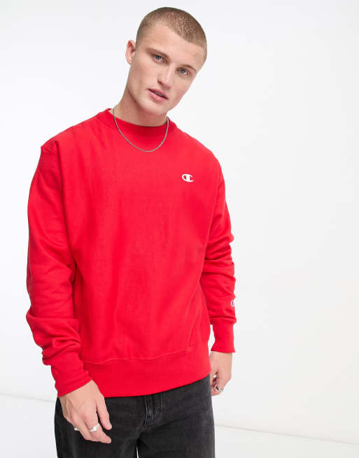 Red champion sweatshirt new arrivals