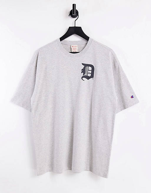 Champion Reverse Weave Detroit Tigers t-shirt in grey