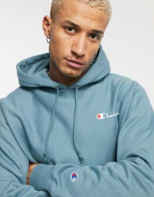teal champion hoodie