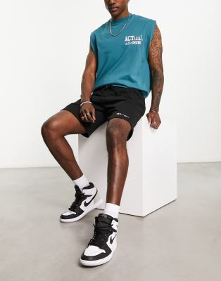 Champion Reverse Weave French Terry Shorts In Black