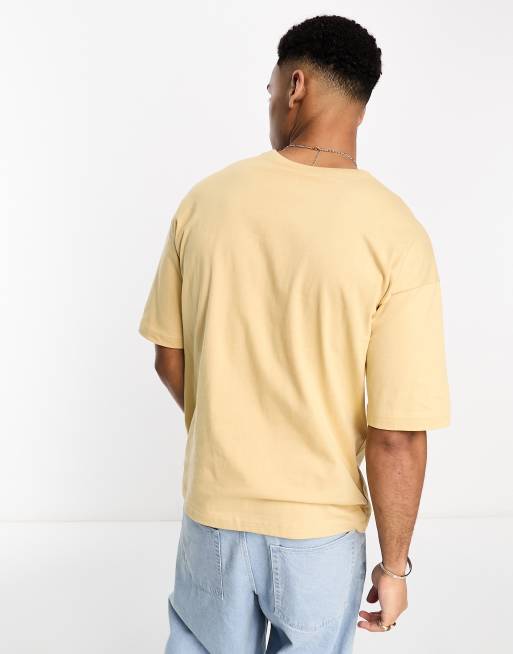 Champion Reverse Weave Hochwertiges T Shirt in Beige ASOS